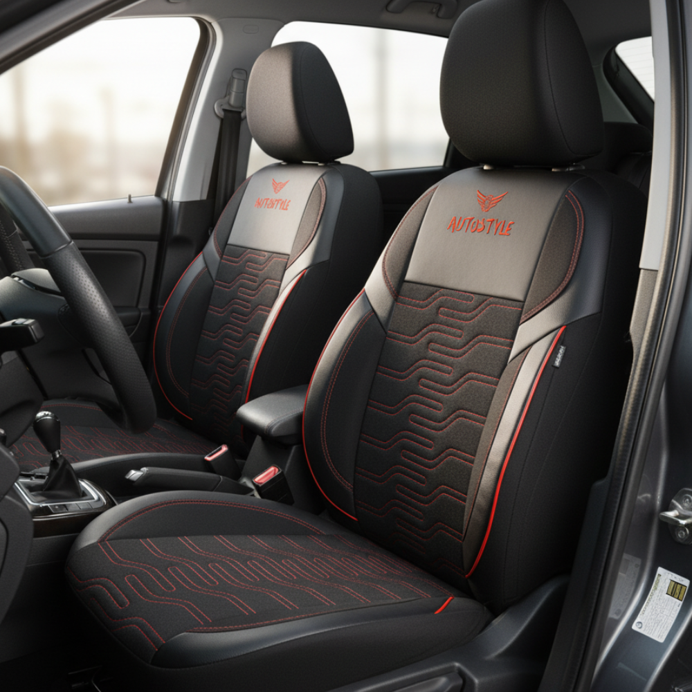 AutoStyle – مضاد للتعرق، أغطية مقاعد فاخرة التوب